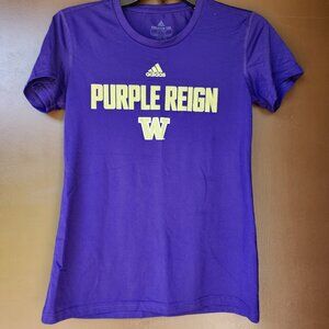 adidas Washington Huskies Shirt XS Purple Knit Adidas NCAA